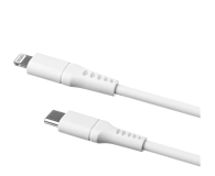 FIXED Kabel Liquid Silicone USB-C/Lightning 1,2m biały - 1249114 - zdjęcie 3
